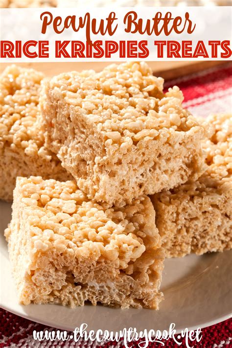Melt 1 cup crunchy peanut. THE BEST PEANUT BUTTER RICE KRISPIES TREATS | Recipe ...