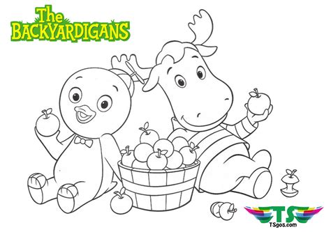 The Backyardigans Coloring Page The Backyardigans Coloring Page For