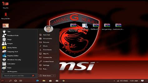 Install Msi Gaming Theme For Windows 10 Make Your Pc Look Cool