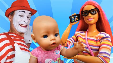 Funny Clown Stories For Kids Toy Stories With Baby Annabelle Games