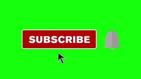 4k 60fps Green Screen Subscribe Notify Bell Like Button Download Images