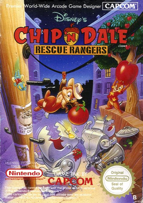 Game Nintendo Nes Chip And Dale Rescue Rangers