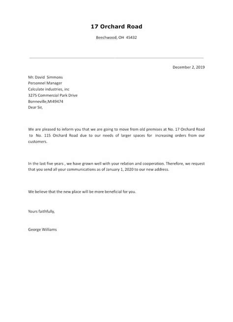 Circular Letter Example Various Types Of Business Circular Letter