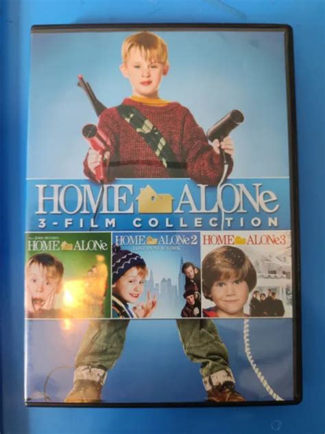 Home Alone 1 2 3 Dvd3 Film Collection Macaulay Culkin John Hughes
