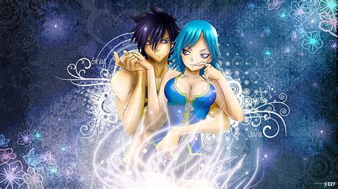 Anime Fullbuster Gray Lockser Juvia Fairy Tail Hd Wallpaper