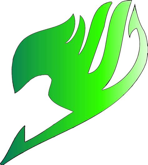 Fairy Tail Green Fade Symbol By Secarus Redbubble