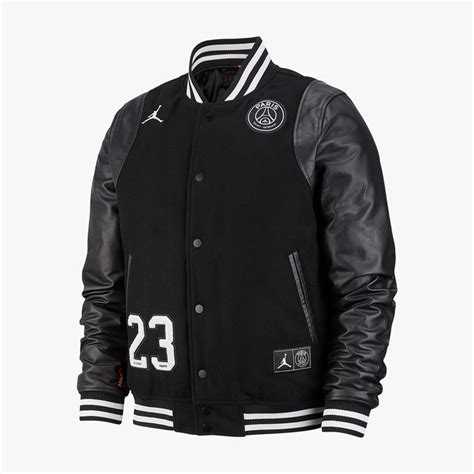 Show your support for les parisiens with their latest range of sportswear from nike and jordan. Jordan Brand PSG Varsity Jacket - Bq8363-010 ...