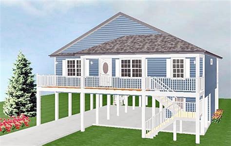Elevated Piling And Stilt House Plans Page 2 Of 4 Coastal Home