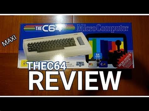 Commodore 64 computer, 1984 version/book (sams computerfacts) The C64 Micro Computer AKA MAXI Review - YouTube