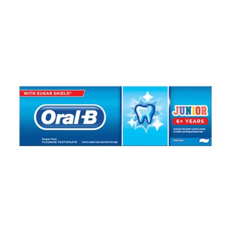 Buy Oral B Junior 6 Toothpaste 75ml Chemist Direct