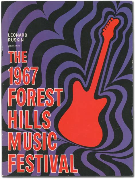 Cover Title Leonard Ruskin Presents The 1967 Forest Hills Music