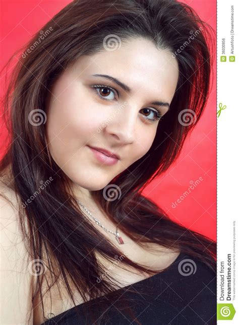 Fashion Portrait Of Beautiful Young Girl Royalty Free