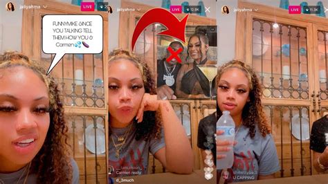 Jaliyah 3xpose Funnymike For Having Sx W Carmen🤯after She Caught Cheating😳funnymike💔full Live