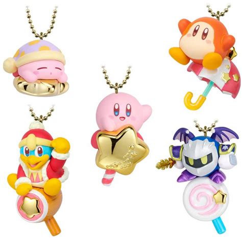 Keychains Set Kirby Twinkle Dolly Meccha Japan