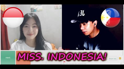 Miss Indonesia Omegle Ometv Youtube