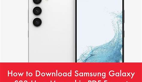 How to Download Samsung Galaxy S23 User Manual in PDF
