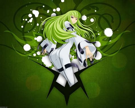 Fondos De Pantalla Ilustración Anime Código Geass Verde Dibujos Animados Cabello Kimono