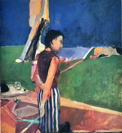 Girl On A Terrace Richard Diebenkorn