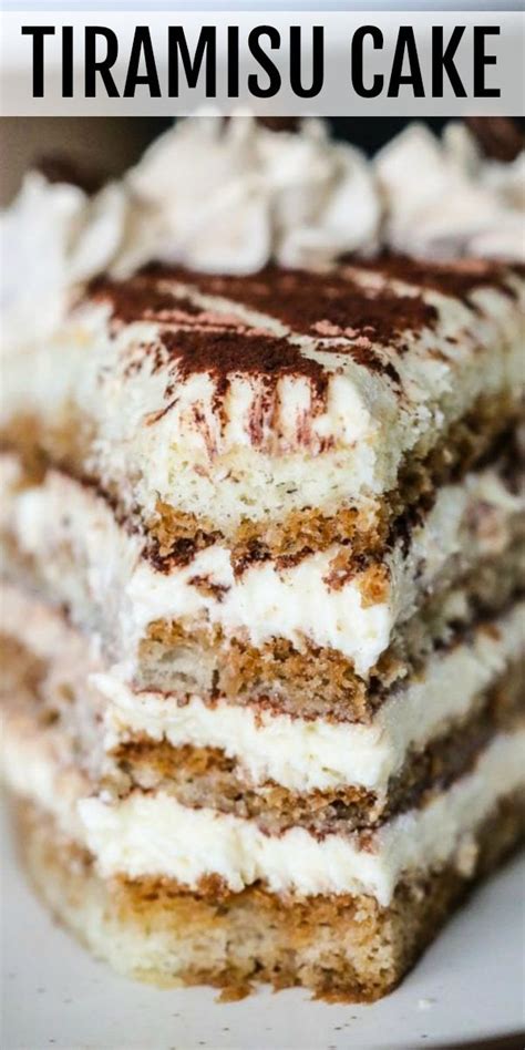 Tiramisu Cake Cake Recipes Italian Recipes Dessert Yummy Food Dessert