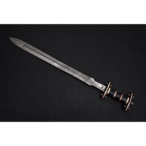 Damascus Viking Sword 9236 Black Forge Touch Of Modern