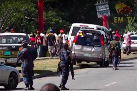 Police Open Fire At Papua New Guinea Student Protest 23 Injured