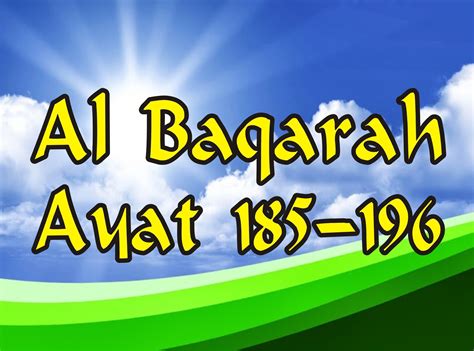 Surat Al Baqarah Ayat 83 Beserta Artinya Ayat Baqarah Artinya - Sejarah