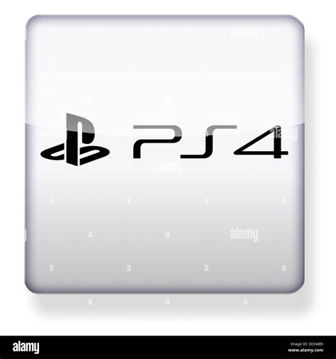 El Logotipo De Playstation 4 Ps4 Como El Icono De Una Aplicación