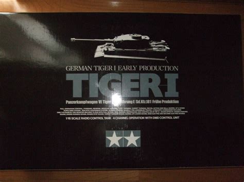 Tamiya R C German Tiger I Early Production Dmd Mf Full Option