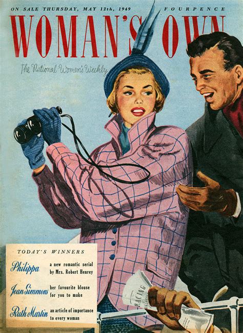 1940s Uk Womans Own Magazine Cover Photograph By The Advertising Archives