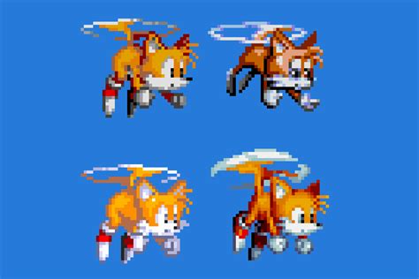 Sonic The Hedgeblog Comparison Tails Flying Animations From ‘sonic