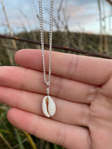 Cowrie Shell Necklace Made To Order In Gold Or Silver Etsy