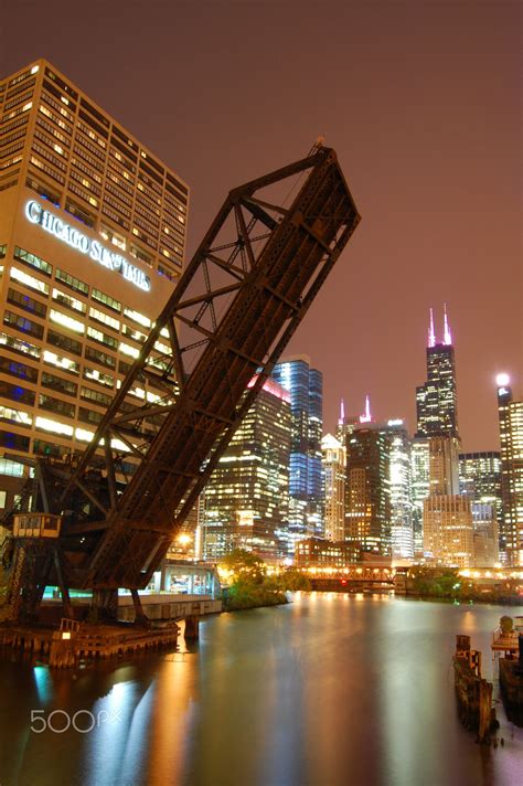 Chicago Bridge A Long Exposure Of Downtown Chicago Pinned By