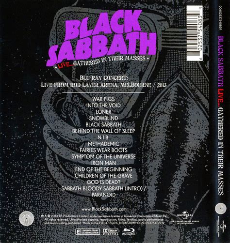 Black Sabbath Live Gathered In Their Masses2013 Calle Nostalgia