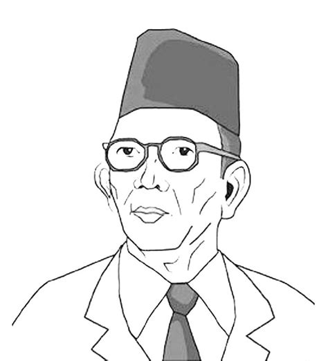 Mewarnai Gambar Pahlawan Nasional Indonesia