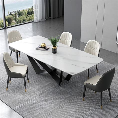Ayana Black Sintered Stone Dining Table