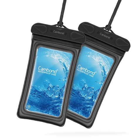 Waterproof Case 2 Pack Universal Floating Waterproof Phone Case Iphone