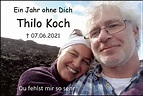 Traueranzeigen von Thilo Koch | www.vrm-trauer.de