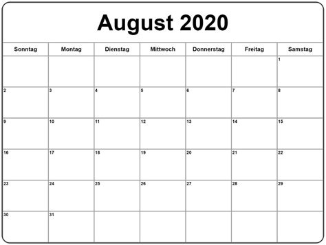 Maybe you would like to learn more about one of these? Kalender August 2020 Mit Feiertagen | nosuvia.com in 2020 ...
