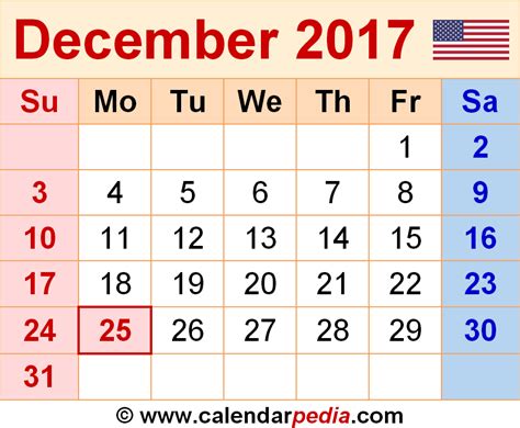 2017 Calendar With Holidays Malaysia