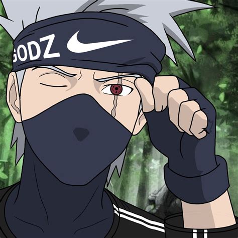Kakashi Da Nike × Naruto Shippuden Personagens De Anime Palhaços