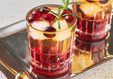 Cranberry Whiskey Cocktail By Stocksy Contributor Jeff Wasserman Stocksy