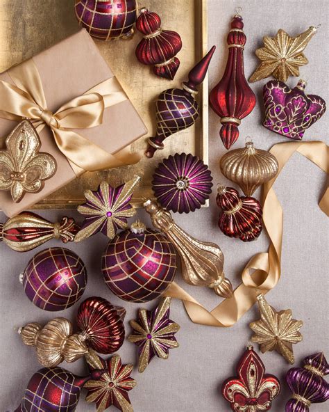 Elegant Baubles Feature A Variety Of Designs Such As Finials Crowns
