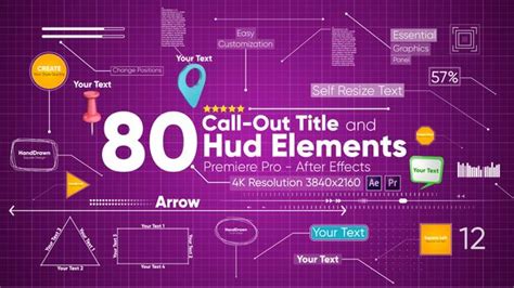 After effects free intro templates. Call Outs #video #template #videomarketing #graphicdesign ...