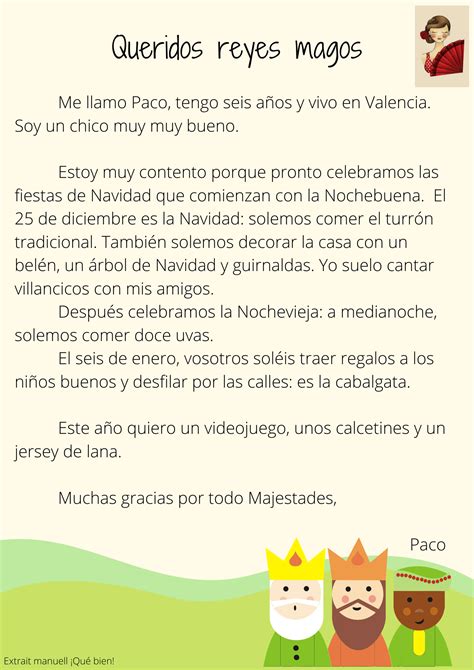 ¡todos Adictos Al Español Carta A Los Reyes Magos