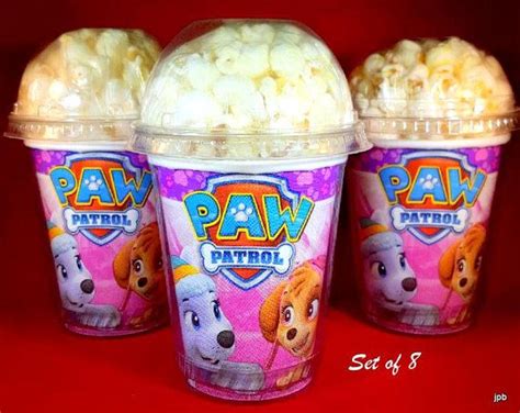 Paw Patrol Birthday Party Popcorn Boxes Paw Patrol Birthday Party