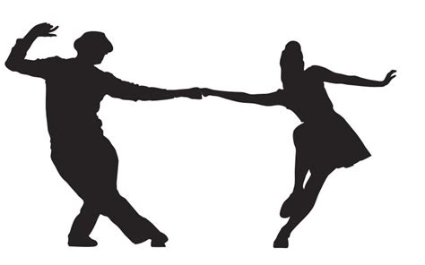 Swing Dancing Silhouette At Getdrawings Free Download