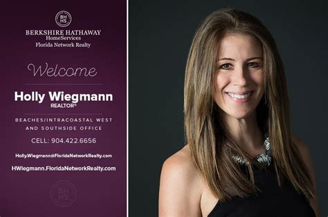 Berkshire Hathaway Homeservices Florida Network Realty Welcomes Holly Wiegmann Real Estate