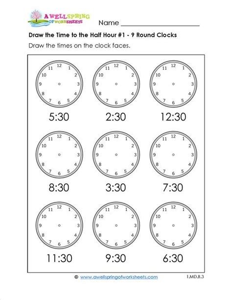 Listen to 30 grad in full in the spotify app. Simple Telling time worksheets for telling time beginners ...