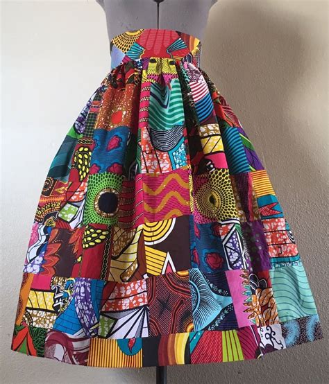 23 Hottest African Print Skirts In 2023 And Where To Get Them African Print Skirt African