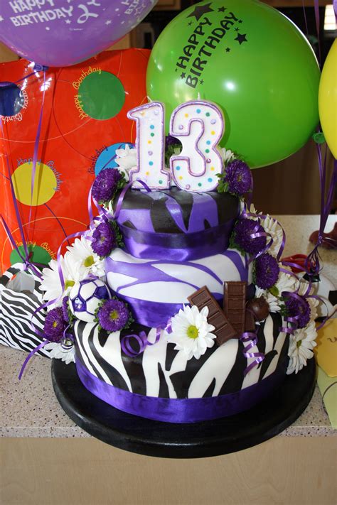 Birthday Cake For My 13th Year Old Daughterfull Of Red Velvet